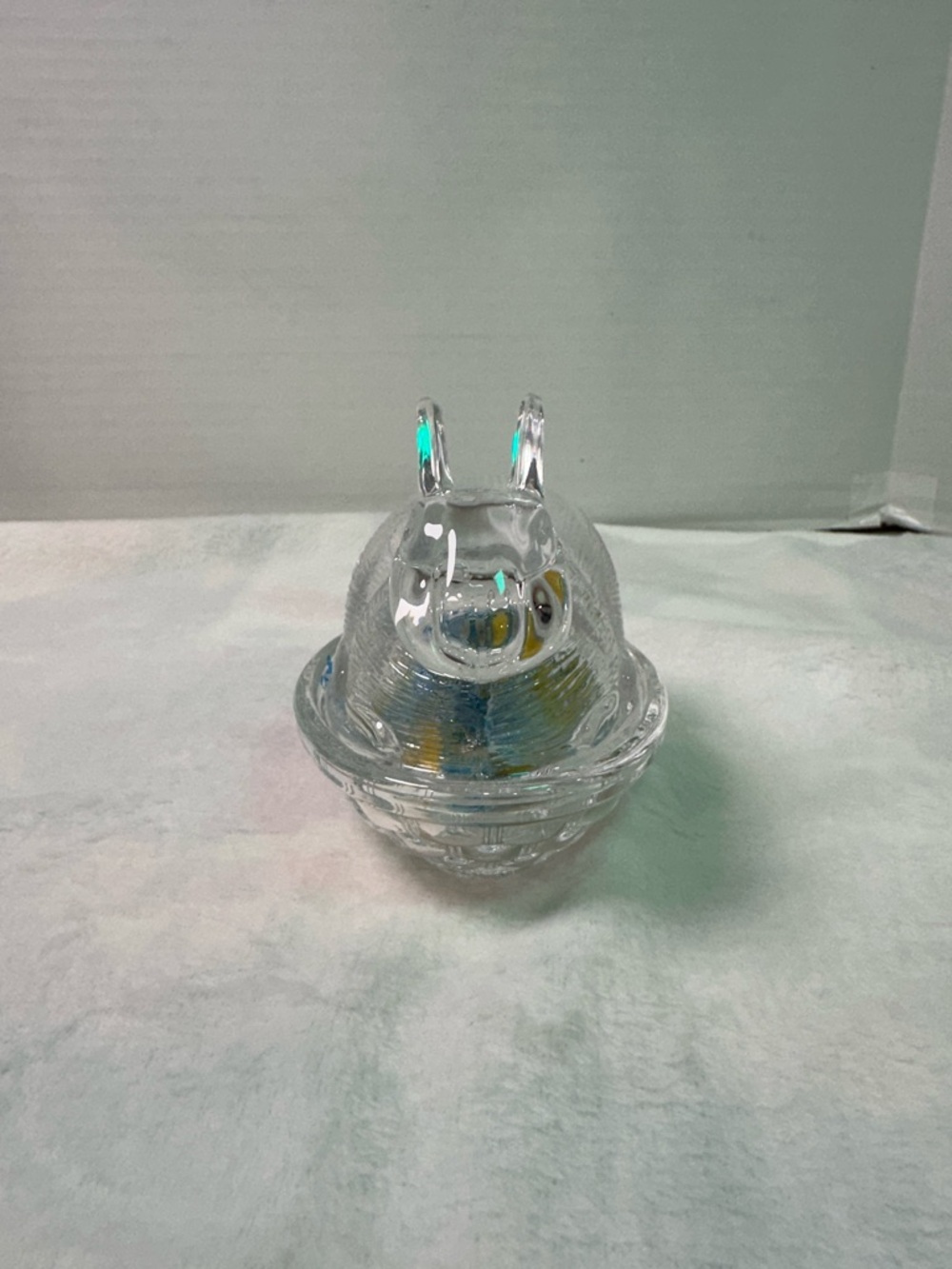 Clear Glass Bunny Candy Dish - Home Accents Decor
